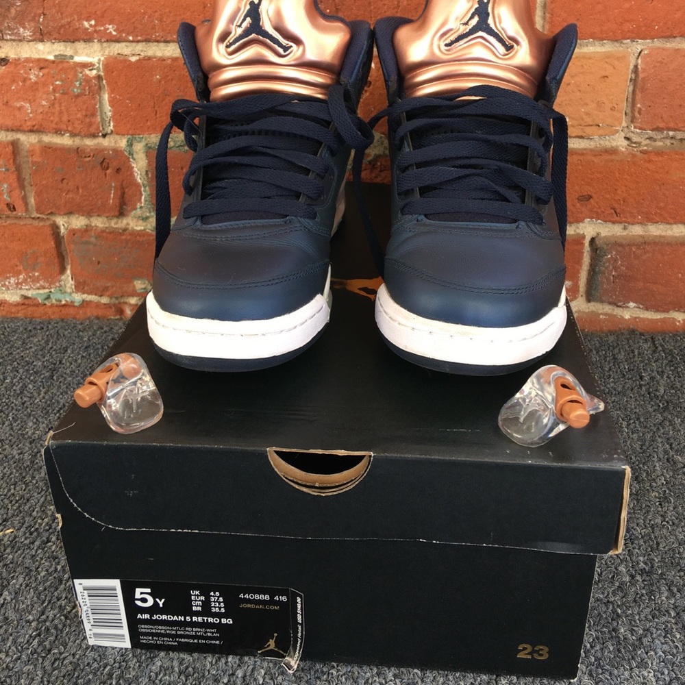 Nike air Jordan five retro sneakers.